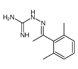 2-[1-(2,6-dimethylphenyl)ethylideneamino]guanidine结构式