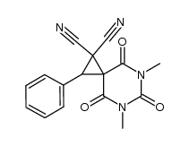 5,7-dimethyl-4,6,8-trioxo-2-phenyl-5,7-diazaspiro[2.5]octane-1,1-dicarbonitrile结构式