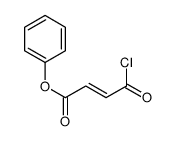 phenyl 4-chloro-4-oxobut-2-enoate Structure