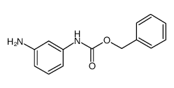 N-(3-氨基苯基)氨基甲酸苄酯结构式