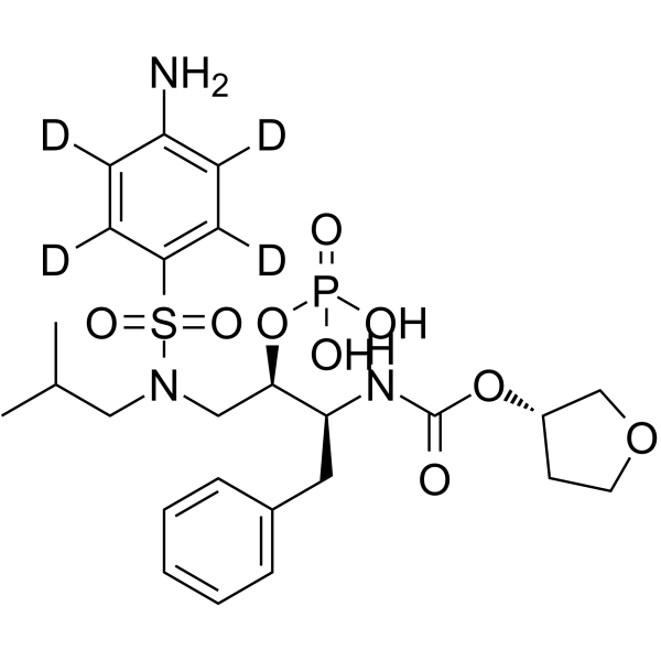 Fosamprenavir-d4 Structure