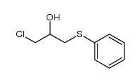 (RS)-1-phenylthio-3-chloropropan-2-ol结构式