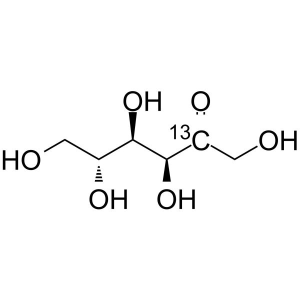 D-Fructose-13C-1 structure