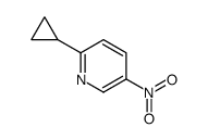 2-Cyclopropyl-5-nitropyridine structure