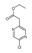 ethyl 2-(5-chloropyrazin-2-yl)acetate Structure