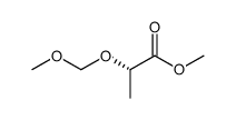 (S)-methyl 2-(methoxymethoxy)propanoate结构式
