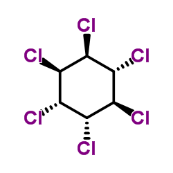 l-α-Hexachlorocyclohexane结构式