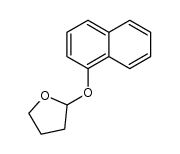 2-(naphthalen-1-yloxy)tetrahydrofuran Structure