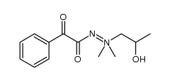 1,1-dimethyl-1-(2-hydroxypropyl)amine benzoylformimide Structure