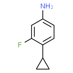 4-Cyclopropyl-3-fluoroaniline Structure