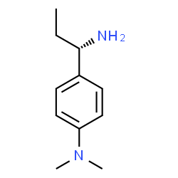 [4-((1S)-1-AMINOPROPYL)PHENYL]DIMETHYLAMINE结构式