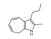 2-methyl-3-propyl-1,8-dihydrocyclohepta[b]pyrrole Structure