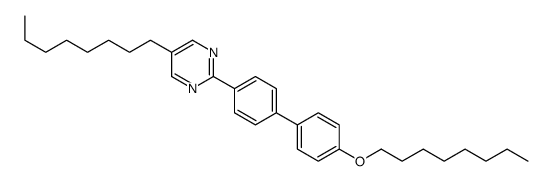 2-[4-(4-octoxyphenyl)phenyl]-5-octylpyrimidine Structure