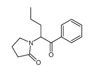 α-(2-Oxopyrrolidino)valerophenone structure