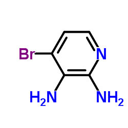 2,3-二氨基-4-溴吡啶结构式