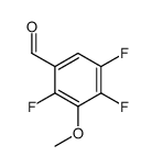 2,4,5-Trifluoro-3-methoxybenzaldehyde Structure