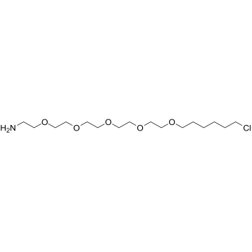NH2-PEG5-C6-Cl结构式