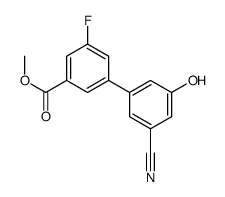 methyl 3-(3-cyano-5-hydroxyphenyl)-5-fluorobenzoate Structure