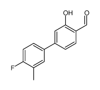 4-(4-fluoro-3-methylphenyl)-2-hydroxybenzaldehyde Structure