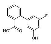 2-(3-fluoro-5-hydroxyphenyl)benzoic acid Structure