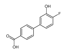 4-(4-fluoro-3-hydroxyphenyl)benzoic acid结构式