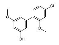3-(4-chloro-2-methoxyphenyl)-5-methoxyphenol结构式