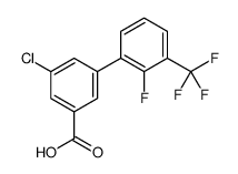 3-chloro-5-[2-fluoro-3-(trifluoromethyl)phenyl]benzoic acid Structure