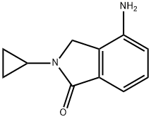 4-Amino-2-cyclopropylisoindolin-1-one Structure