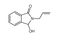 2-allyl-2,3-dihydro-3-hydroxy-isoindol-1-one结构式