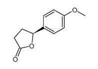 (S)-(-)-γ-(p-Methoxyphenyl)-γ-butyrolactone Structure