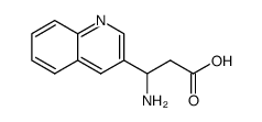 3-Amino-3-(quinolin-3-yl)-propionic acid结构式