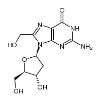8-(hydroxymethyl)-2'-deoxyguanosine Structure