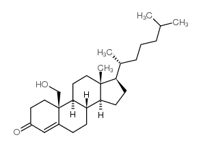 19-hydroxycholestenone structure