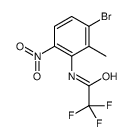 N-(3-Bromo-2-methyl-6-nitrophenyl)-2,2,2-trifluoroacetamide Structure