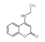 4-(ethylamino)chromen-2-one结构式