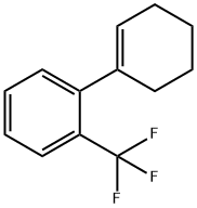 1-cyclohexenyl-2-(trifluoromethyl)benzene structure