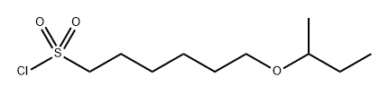 6-(Sec-butoxy)hexane-1-sulfonyl chloride structure