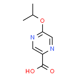 5-isopropoxypyrazine-2-carboxylic acid Structure