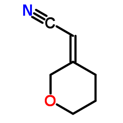 2-Tetrahydropyran-3-ylideneacetonitrile structure