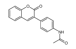 N-(4-(2-oxo-2H-chromen-3-yl)phenyl)acetamide Structure