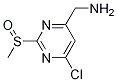 6-chloro-N-methyl-2-(methylsulfinyl)pyrimidin-4-amine Structure
