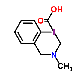 N-(2-Iodobenzyl)-N-methylglycine Structure