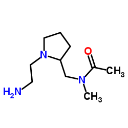 N-{[1-(2-Aminoethyl)-2-pyrrolidinyl]methyl}-N-methylacetamide结构式