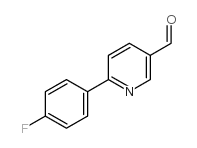6-(4-FLUOROPHENYL)NICOTINALDEHYDE structure