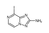 8-iodo-[1,2,4]triazolo[1,5-a]pyrazin-2-ylamine结构式