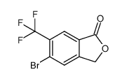 5-bromo-6-(trifluoromethyl)-2-benzofuran-1(3H)-one Structure