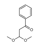 3,3-dimethoxy-1-phenylpropan-1-one Structure