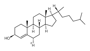 [6α-2H]-Δ4-cholesterol结构式