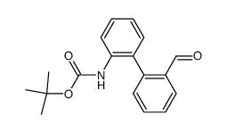 tert-butyl (2'-formyl-[1,1'-biphenyl]-2-yl)carbamate Structure