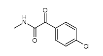 2-(4-chlorophenyl)-N-methyl-2-oxoacetamide Structure